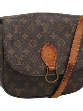 LOUIS VUITTON Monogram Saint Cloud GM Shoulder Bag M51242 LV Auth 120033